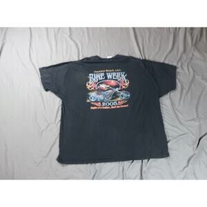 Harley Davidson Mens 3XL Faded Black T-Shirt Bike Week Daytona Beach Vintage USA